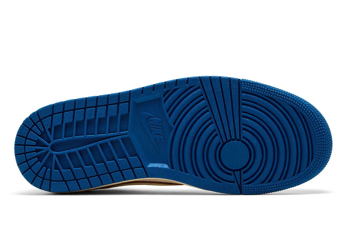 Jordan 1 Retro Low OG SP Fragment x Travis Scott Sail Military Blue – Image 8