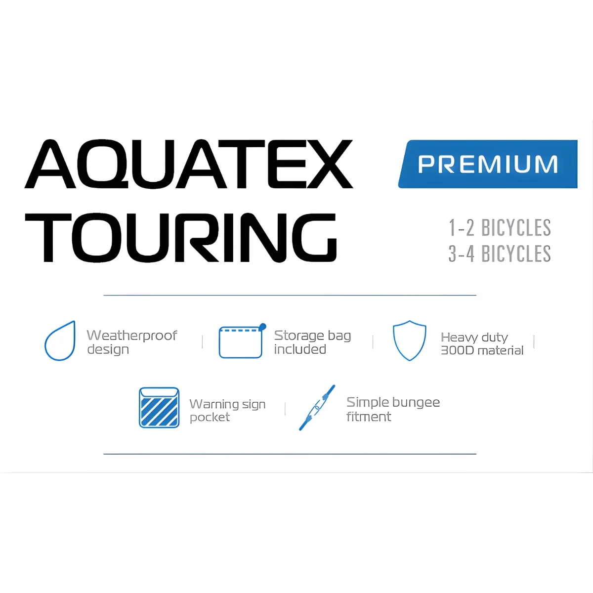 Housse à vélo Oxford Aquatex Touring Premium 3-4 vélo – Image 5