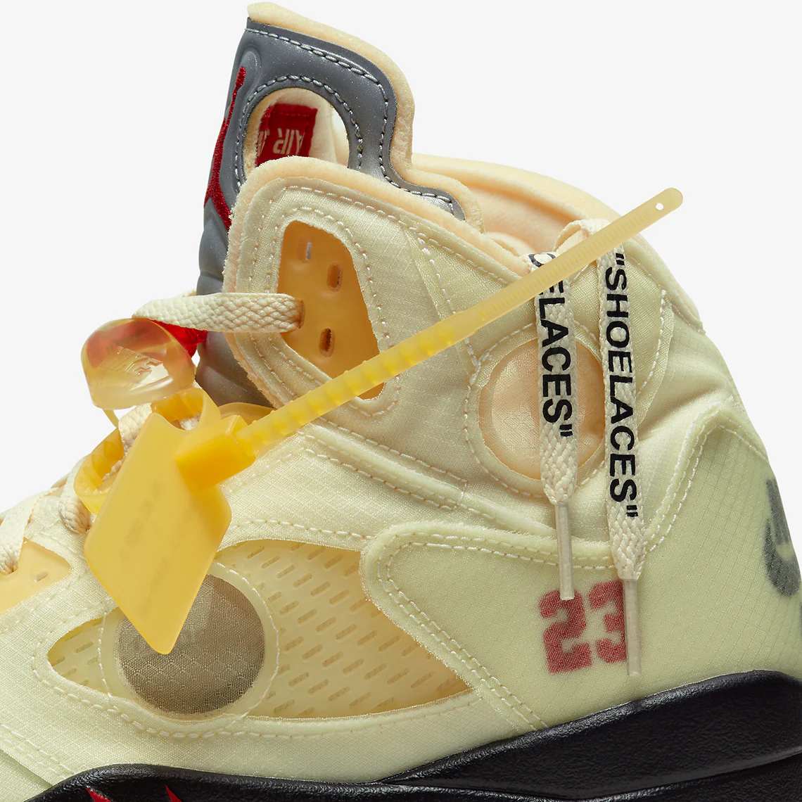 Air Jordan 5 Retro Off White Sail – Image 9