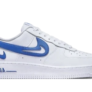 Nike Air Force 1 Low '07 FM Cut Out Swoosh White Game Royal