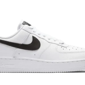 Nike Air Force 1 Low '07 White Black Pebbled Leather