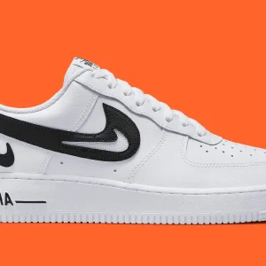 Nike Air Force 1 Low '07 FM Cut Out Swoosh White Black