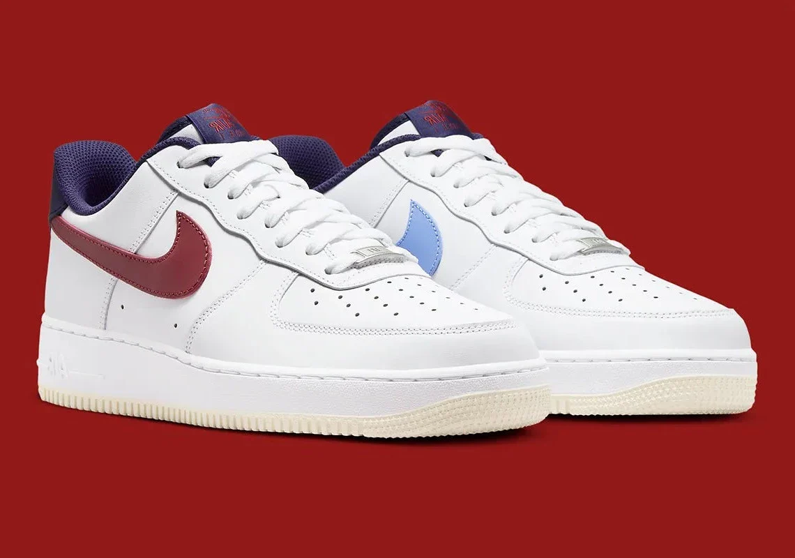Nike Air Force 1 Low '07 From Nike To You Team Red Navy – Image 3