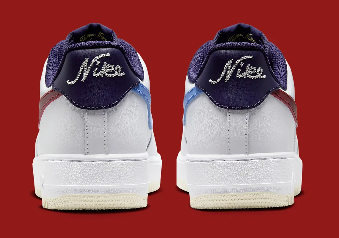 Nike Air Force 1 Low '07 From Nike To You Team Red Navy – Image 6