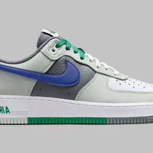 Nike Air Force 1 Low '07 LV8 Split Light Silver Deep Royal Blue