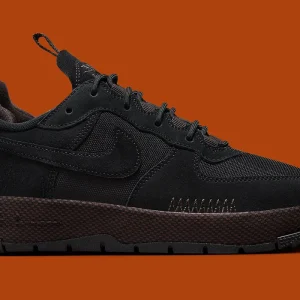 Nike Air Force 1 Wild Low Black Velvet Brown