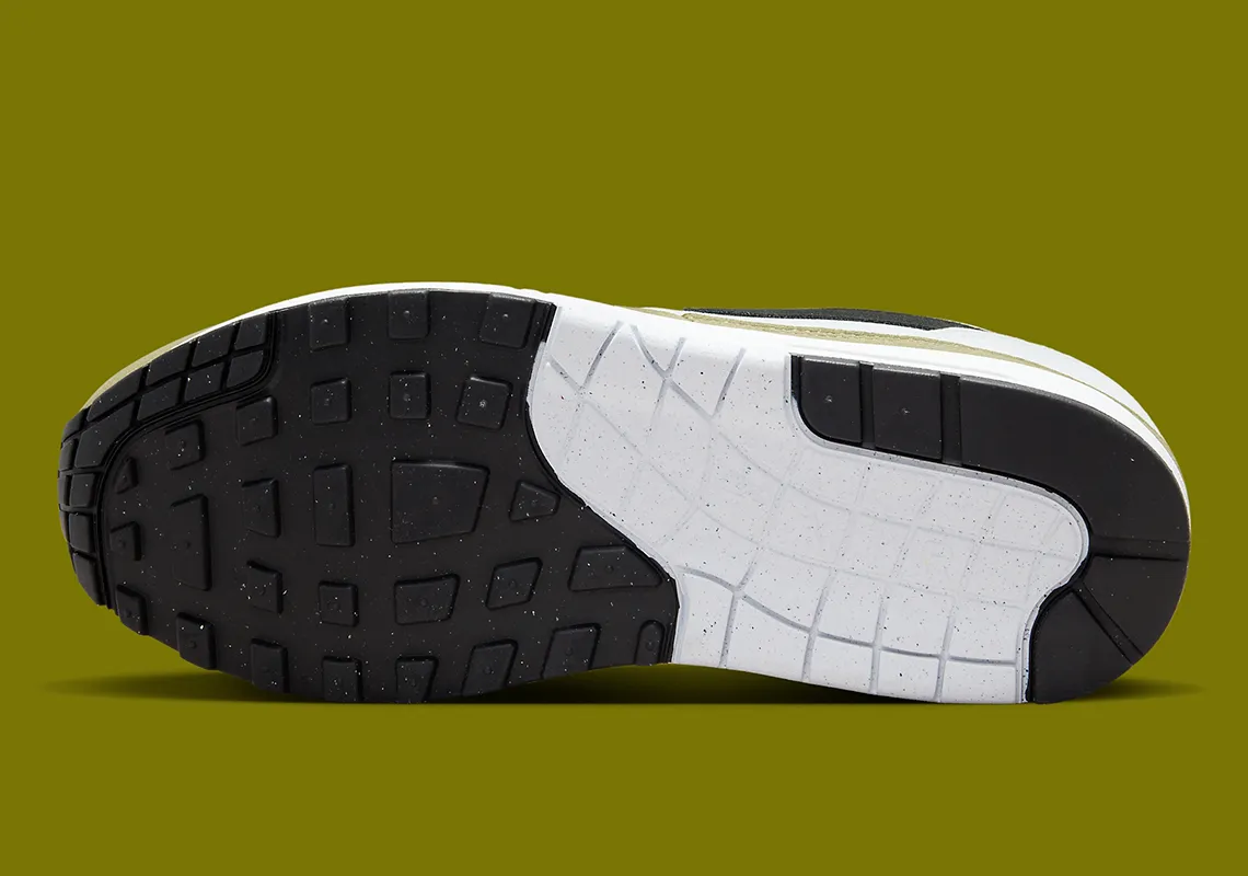 Nike Air Max 1 White Black Medium Olive – Image 9