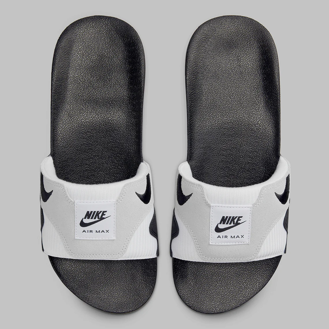 Nike Air Max 1 Slide White Black – Image 3