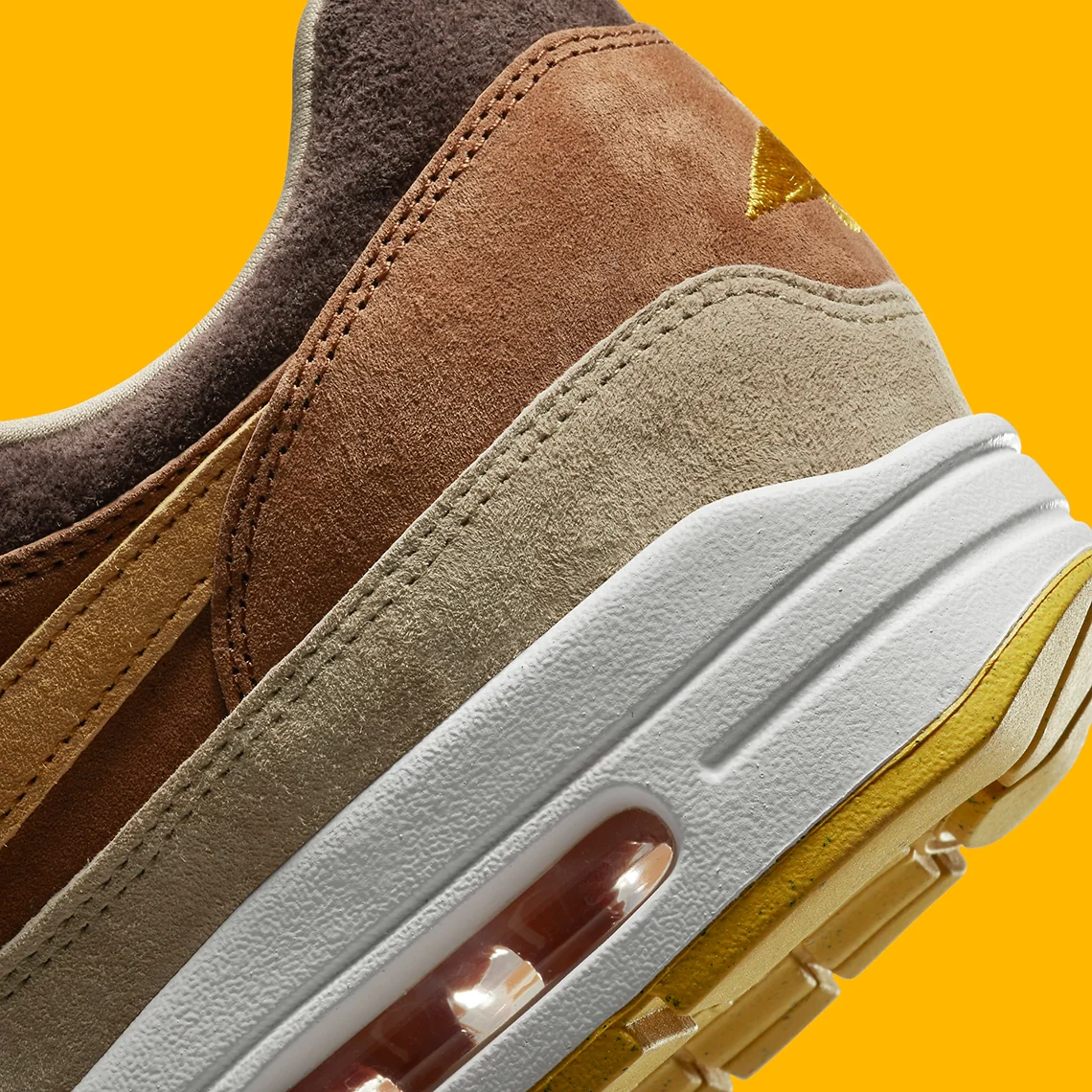 Nike Air Max 1 PRM Duck Pecan Yellow Ochre – Image 8