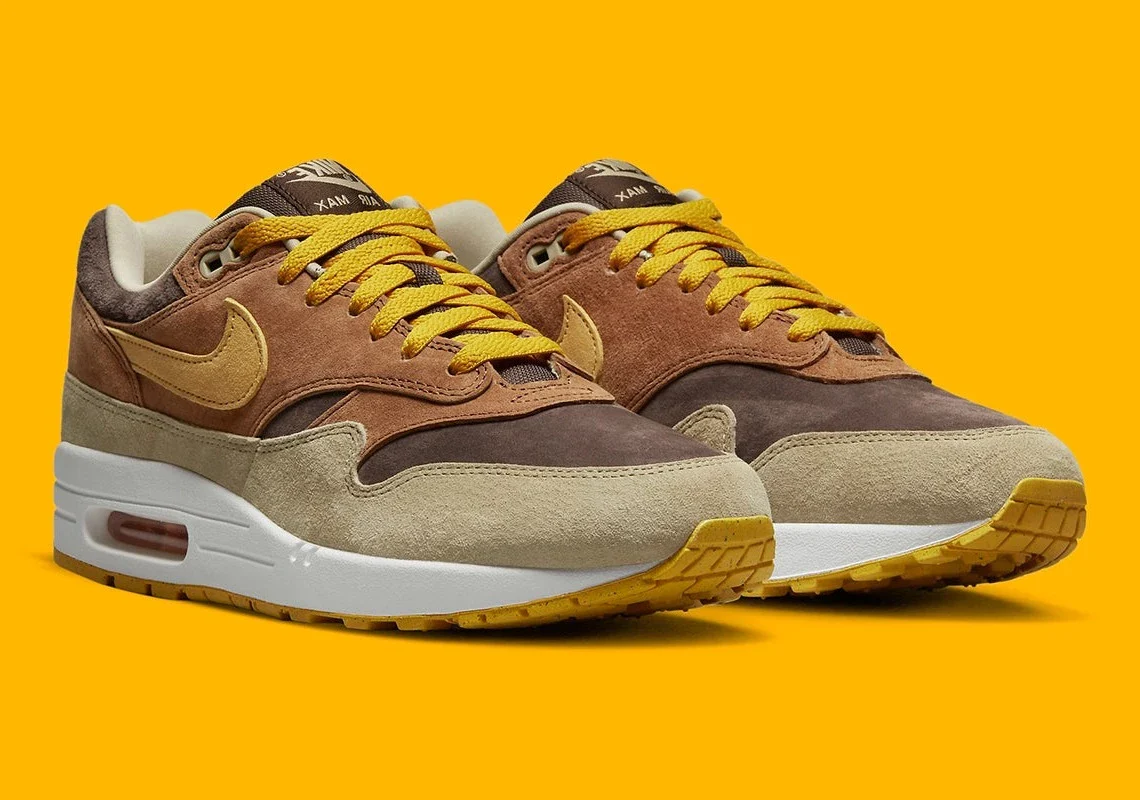 Nike Air Max 1 PRM Duck Pecan Yellow Ochre – Image 3