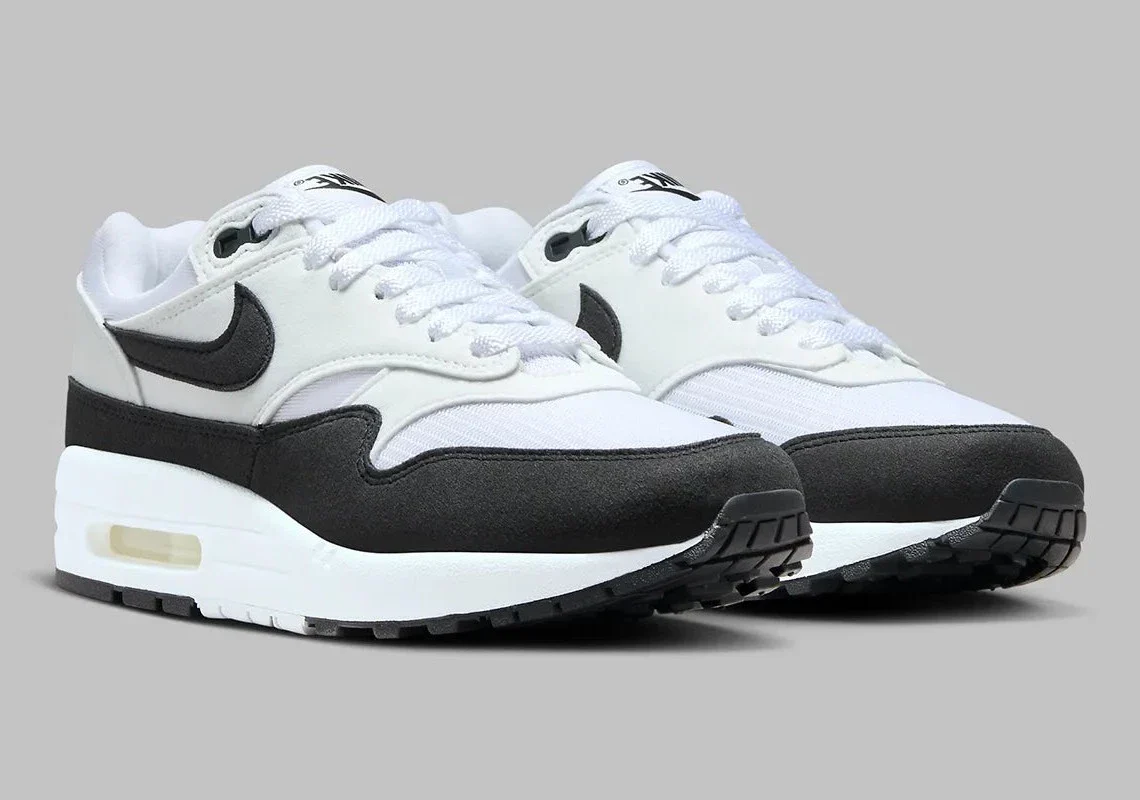 Nike Air Max 1 White Black Neutral Grey – Image 3