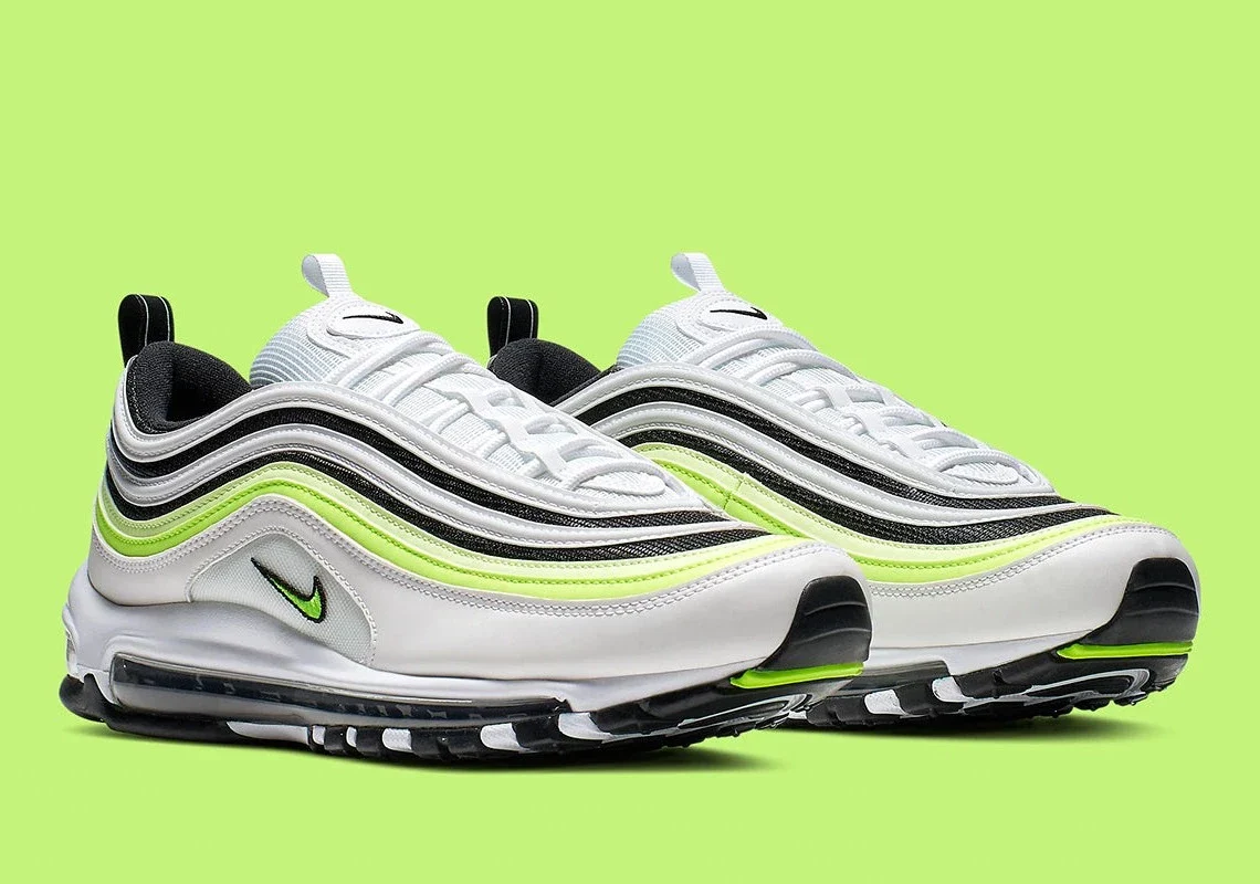 Nike - Air Max 97 White Black Volt – Image 4
