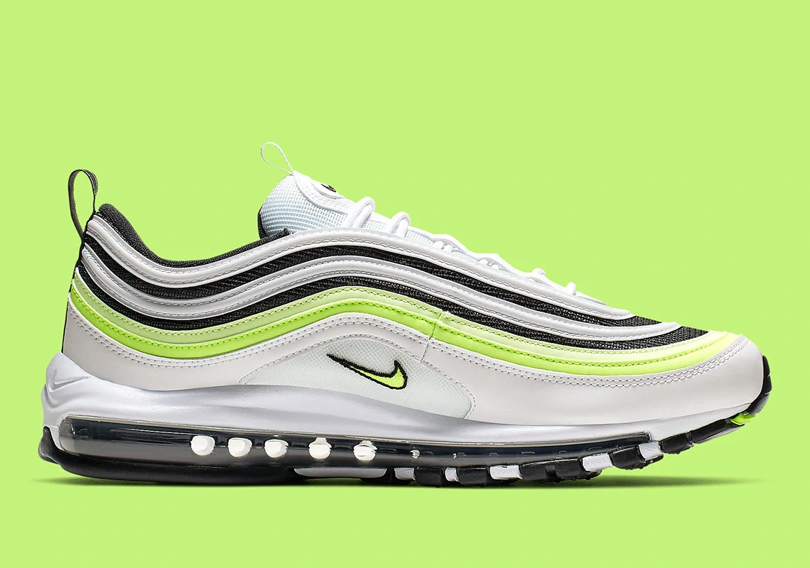 Nike - Air Max 97 White Black Volt – Image 3