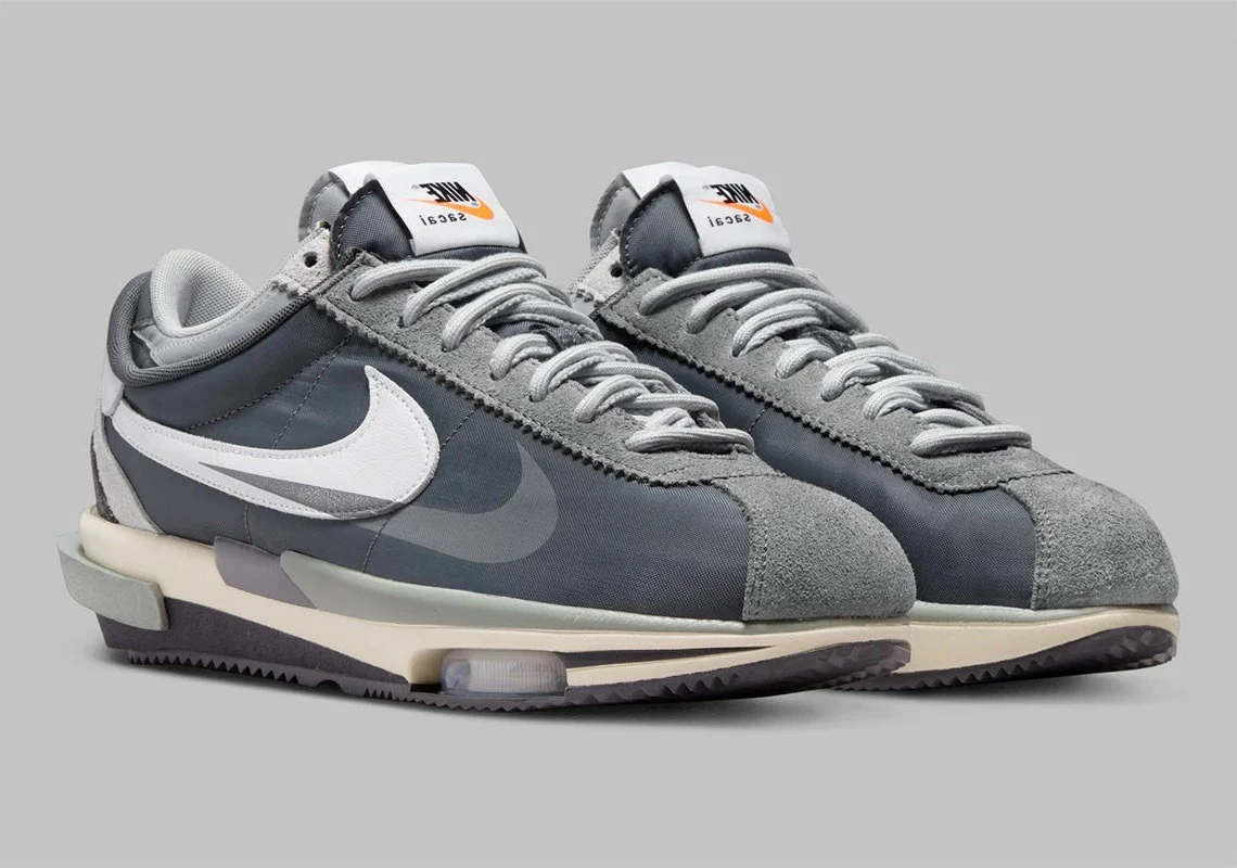 Nike Zoom Cortez SP sacai Iron Grey – Image 3