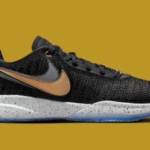 Nike LeBron 20 Black Metallic Gold