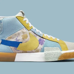 Nike SB Zoom Blazer Mid Premium Floral Paisley Boarder Blue