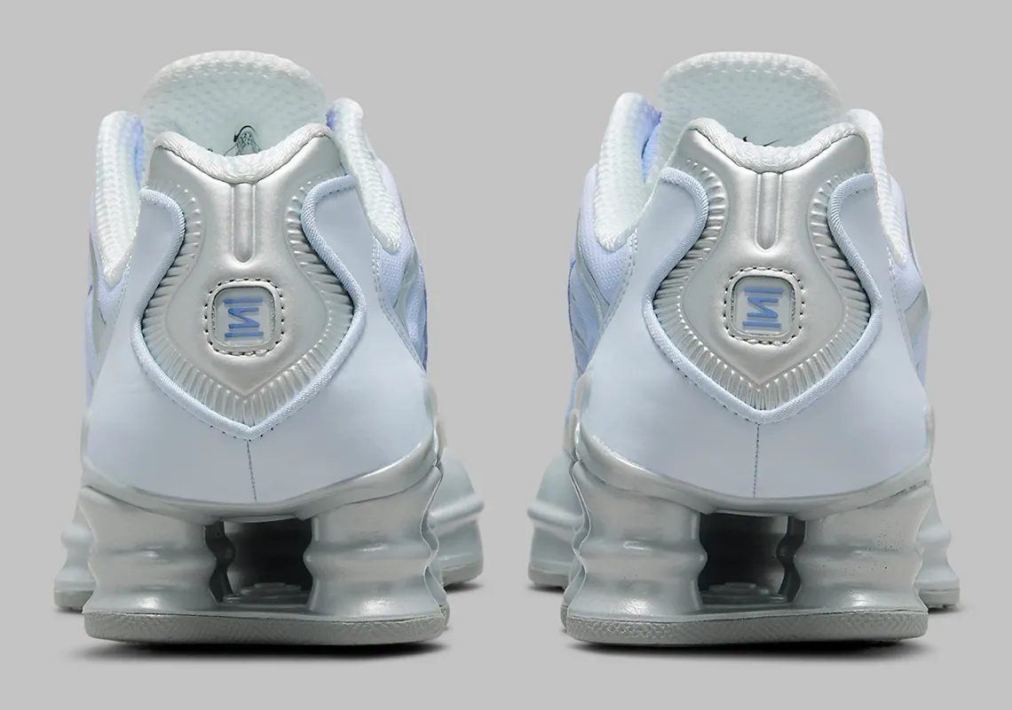 Nike Shox TL Metallic Platinum Blue Tint – Image 6