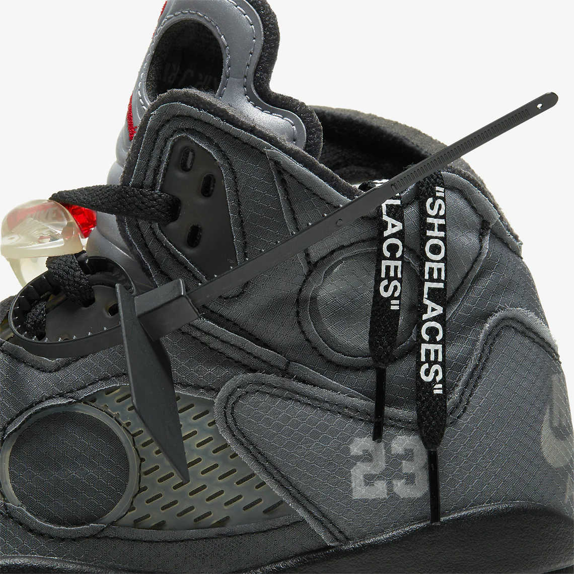 Air Jordan 5 Retro Off White Black – Image 7