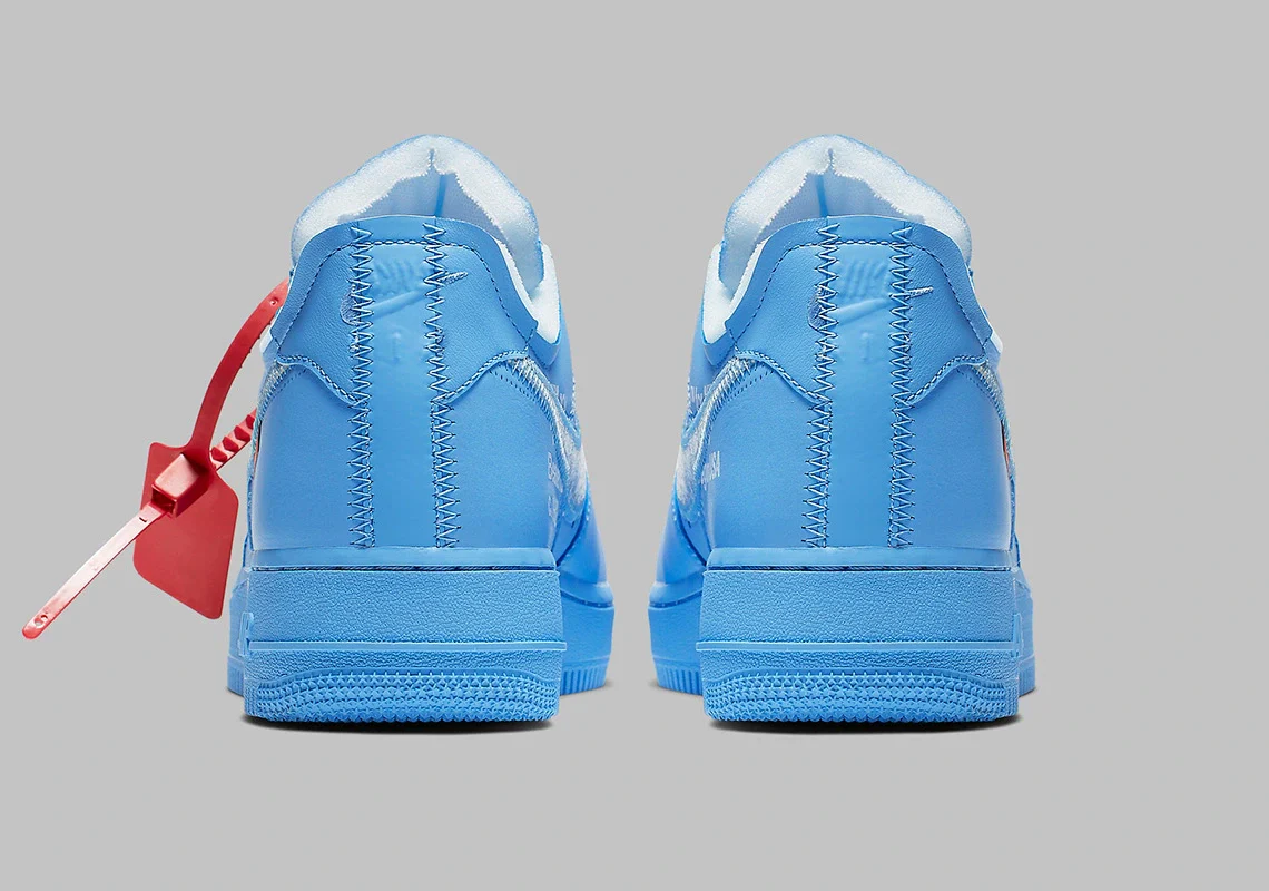 Nike Air Force 1 Low Off White MCA University Blue – Image 6
