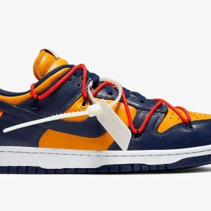 Nike Dunk Low Off-White University Gold Midnight Navy