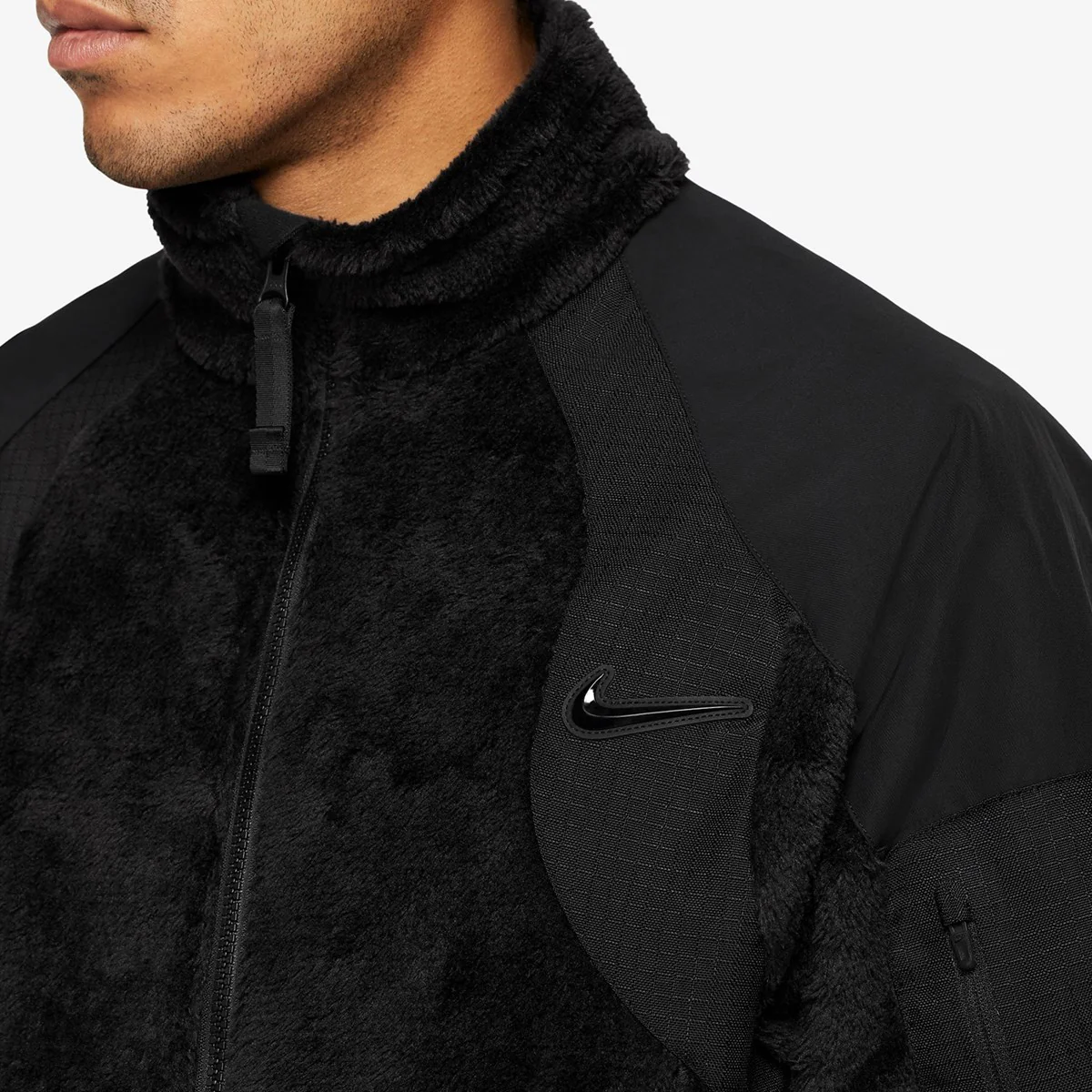 Nike x Drake NOCTA Polar Fleece Jacket Black – Image 7