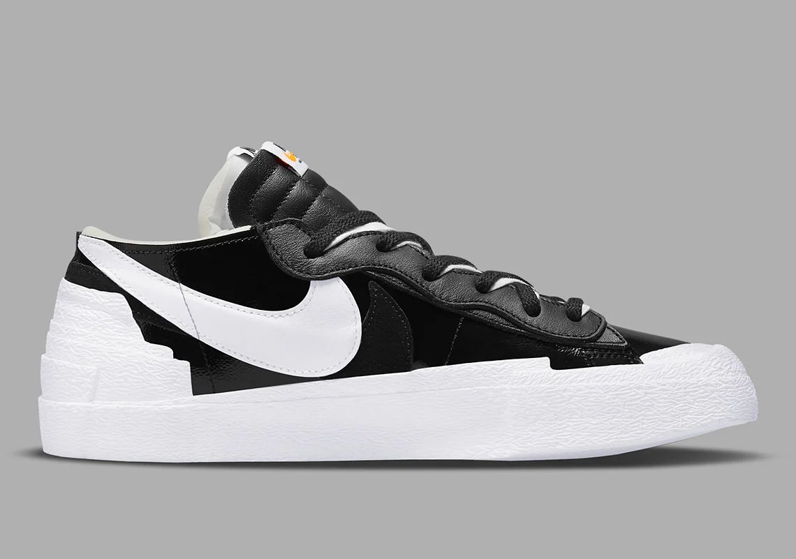 Nike Blazer Low Sacai Black Patent Leather – Image 4