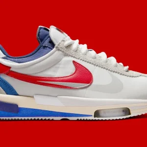 Nike Zoom Cortez SP sacai White University Red Blue