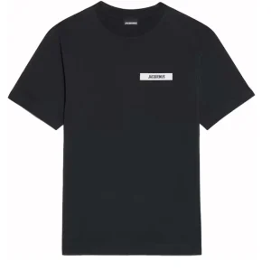 Jacquemus Le T-Shirt Gros Grain Black
