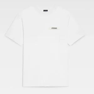 Jacquemus Le T-Shirt Gros Grain White