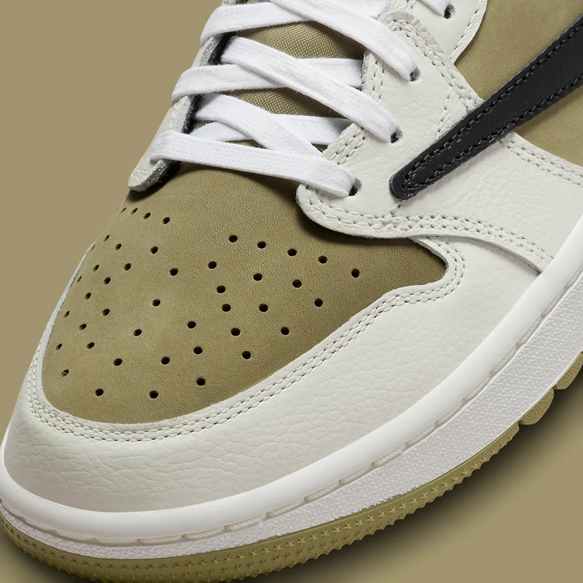 Jordan 1 Retro Low Golf Travis Scott Neutral Olive – Image 7