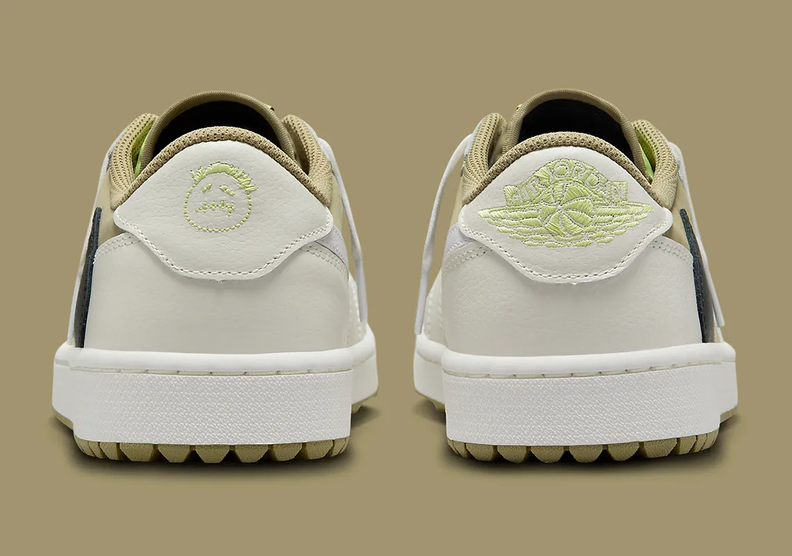 Jordan 1 Retro Low Golf Travis Scott Neutral Olive – Image 6