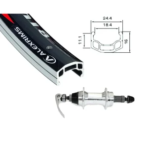 Roue av 26 dm-18 noir q r